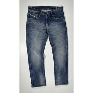 Diesel Jeans Men's Size 32x26 Blue Denim‎ Straight Distressed